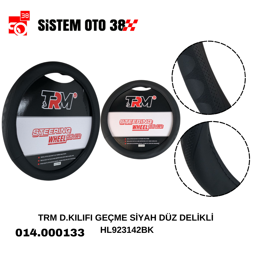 TRM D.KILIFI GEÇME SİYAH DÜZ DELİKLİ HL923142BK | | DİREKSİYON KILIFLARI