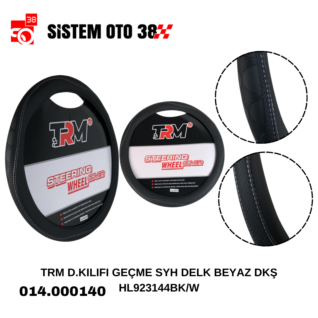TRM D.KILIFI GEÇME SYH DELK BEYAZ DKŞ HL923144BK/W | | DİREKSİYON KILIFLARI
