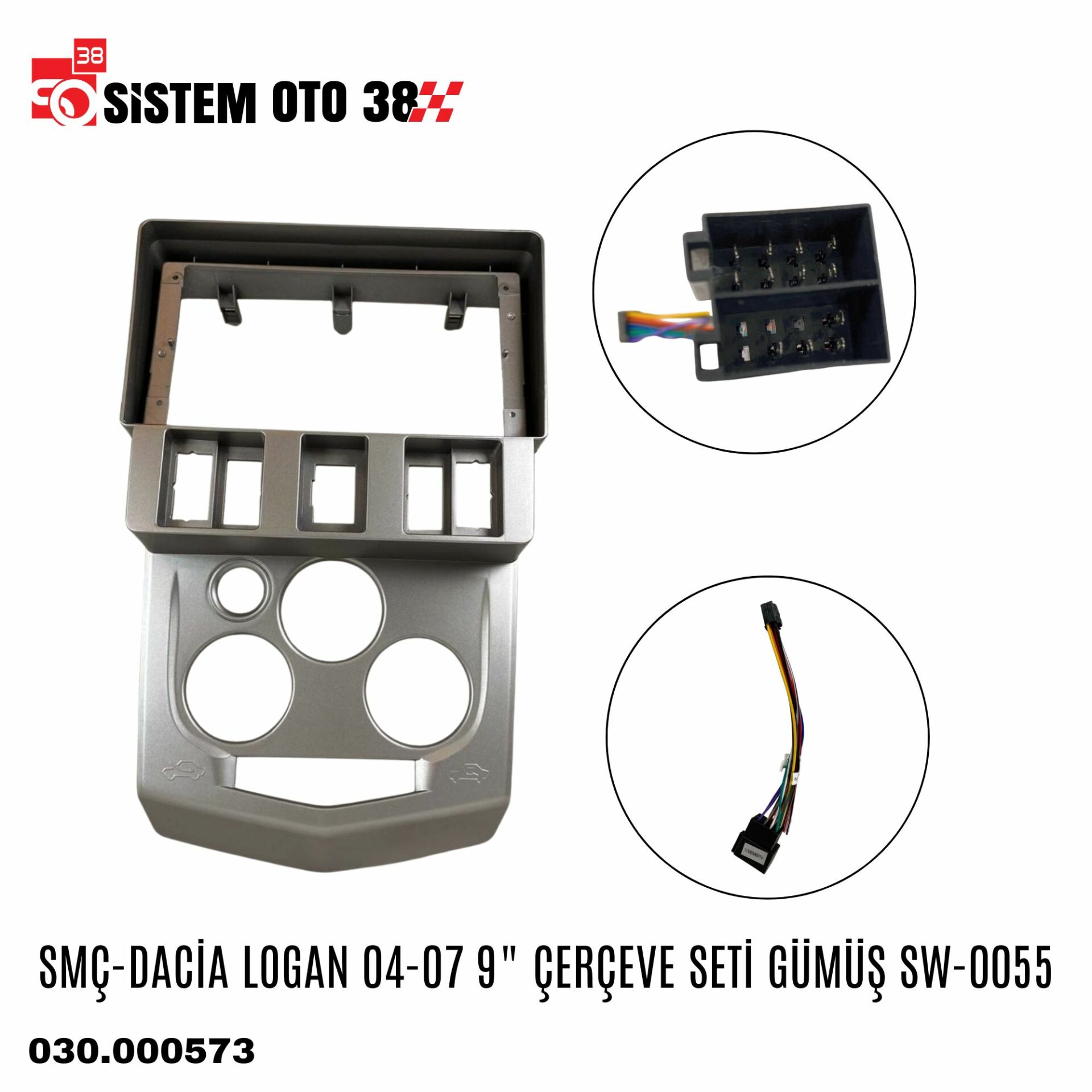 SMÇ-DACİA LOGAN 04-07 9'' ÇERÇEVE SETİ GMŞ SW-0055 | | MULTİMEDYALAR