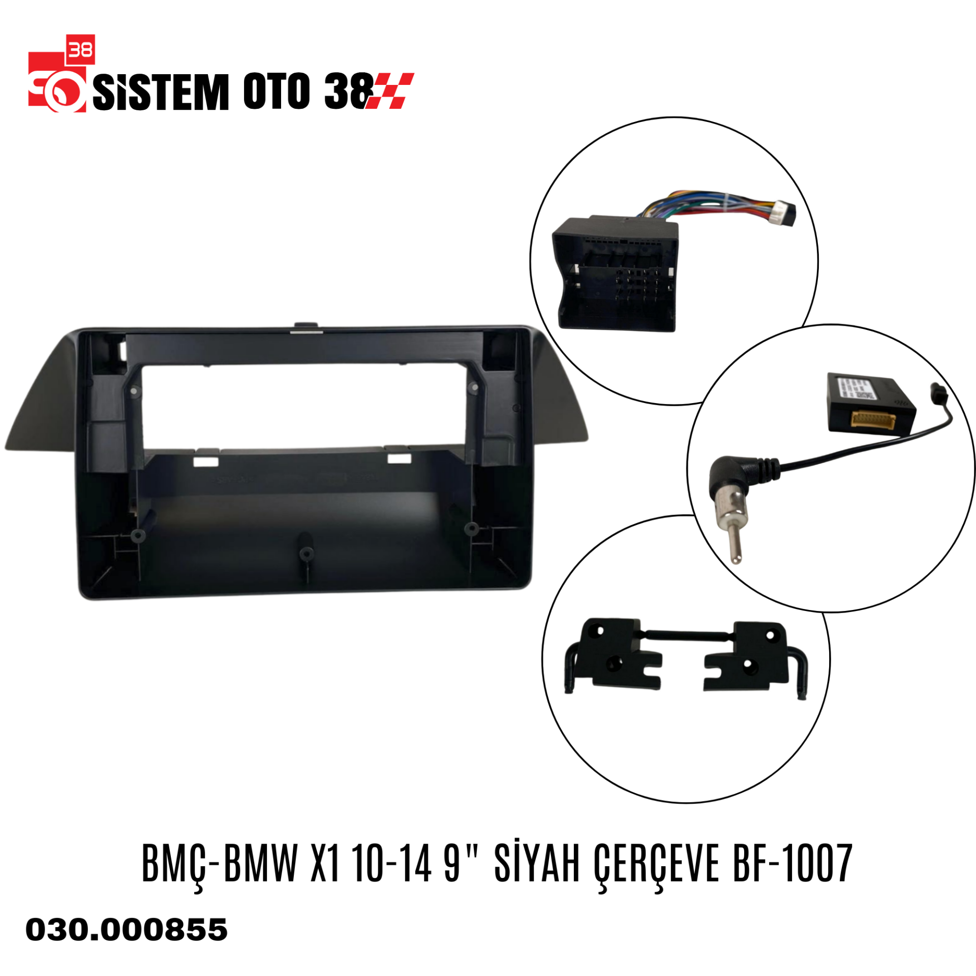 BMÇ-BMW X1 10-14 9'' SİYAH ÇERÇEVE BF-1007 | | MULTİMEDYALAR