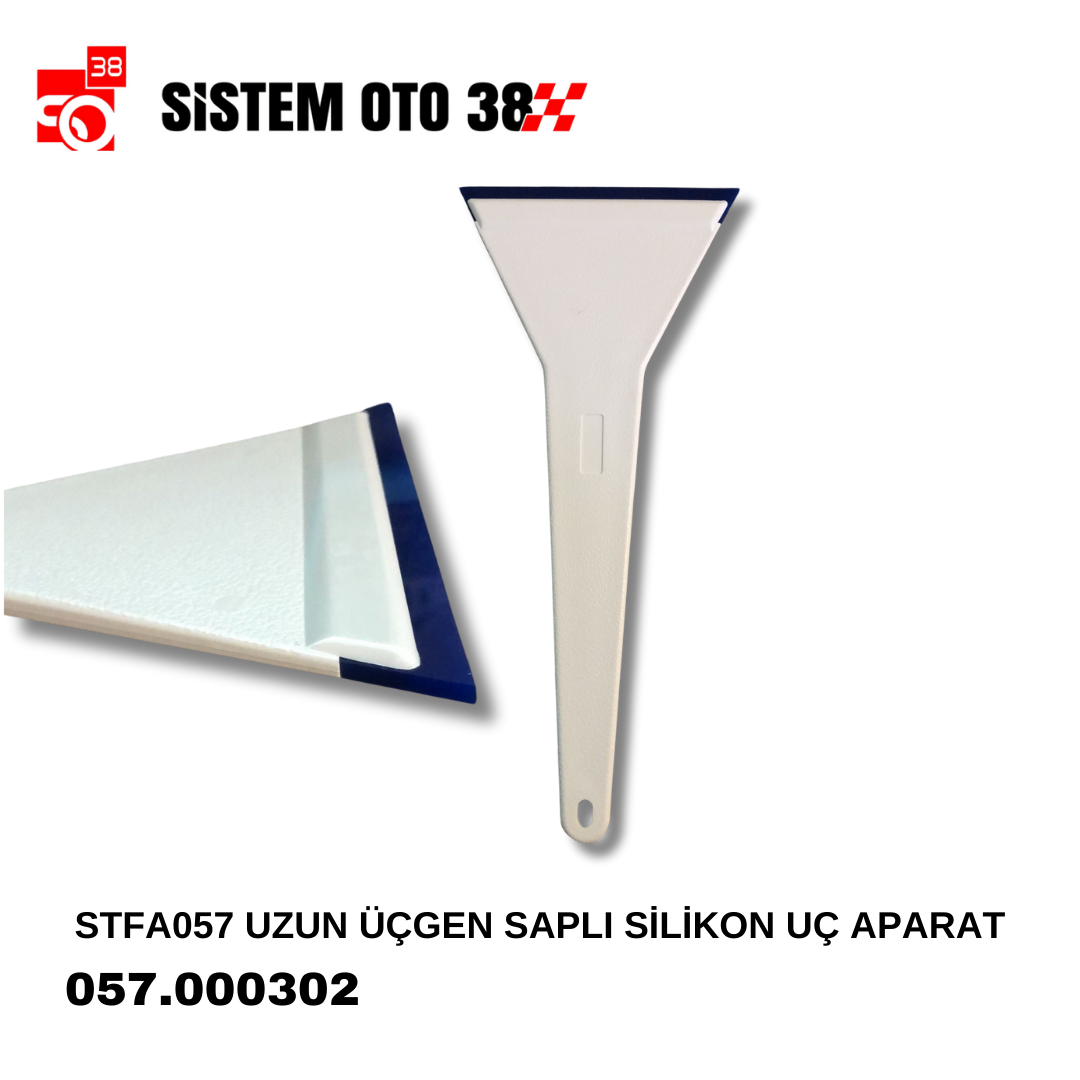 STFA057 UZUN ÜÇGEN SAPLI SİLİKON UÇ APARAT | | CAM FİLMİ UYG.APARATLARI