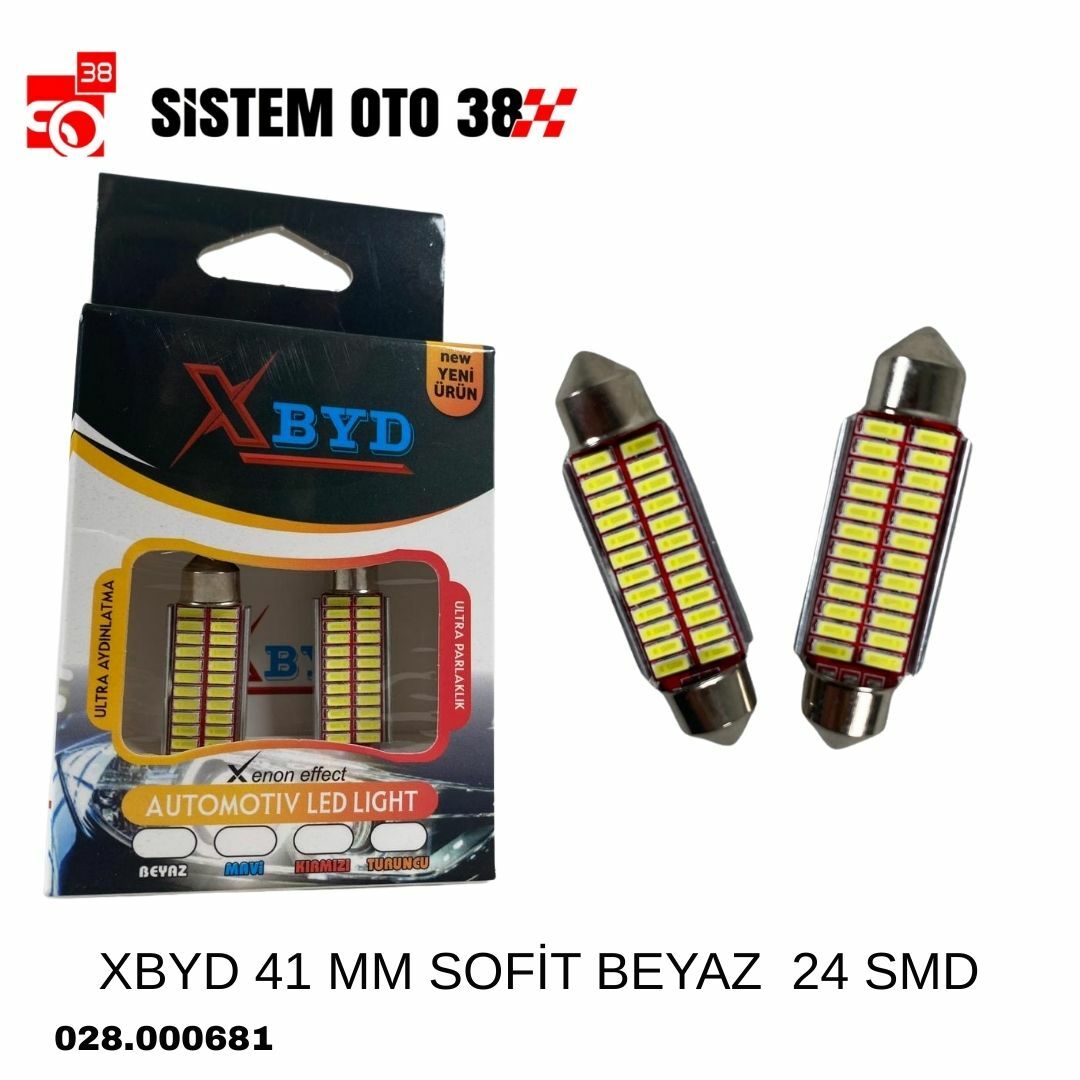 XBYD 41 MM SOFİT BEYAZ 24 SMD | | LED AYDINLATMA GRUBU