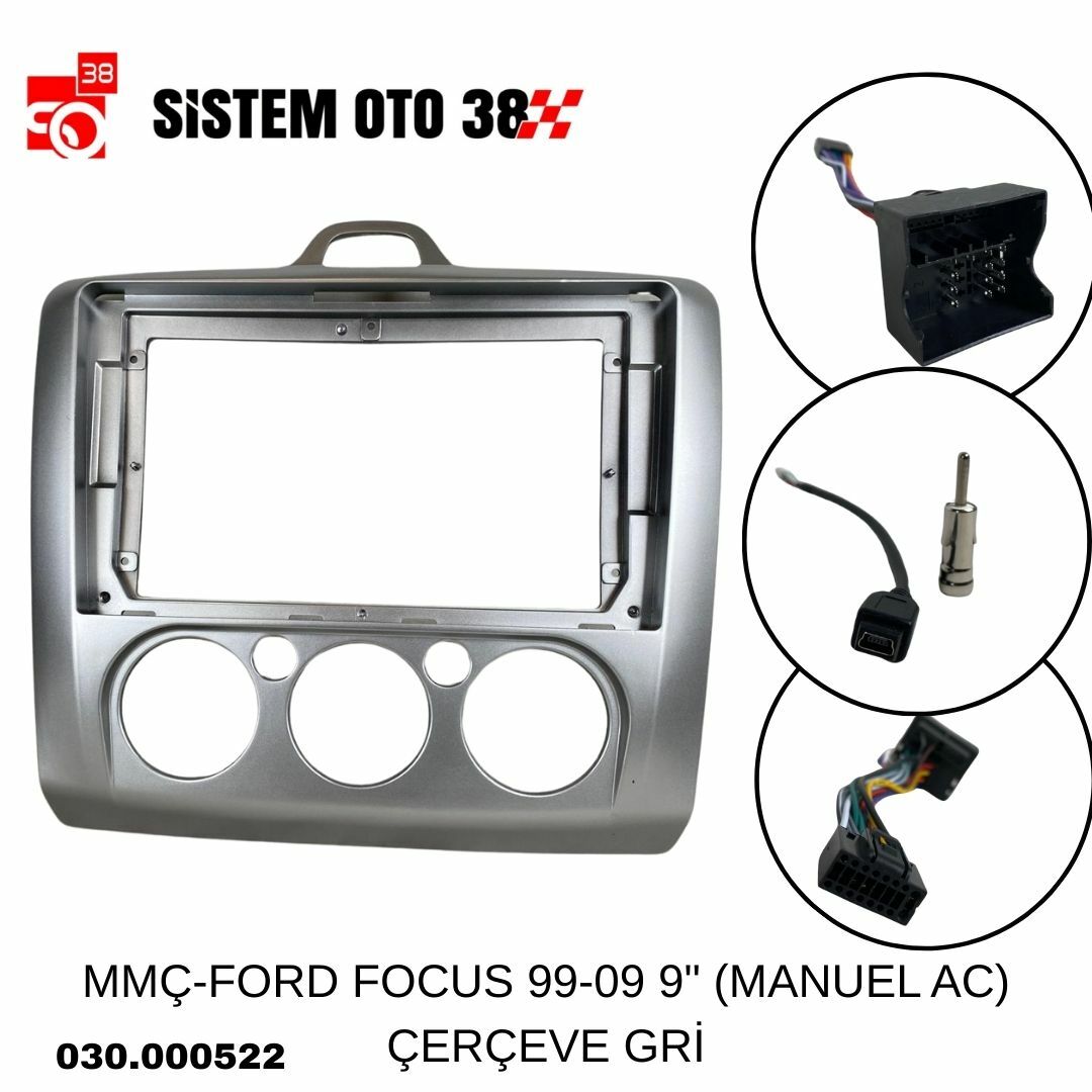 MMÇ-FORD FOCUS 99-09 9'' (MANUEL AC) ÇERÇEVE GRİ | | MULTİMEDYALAR