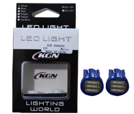 LED AMPUL 12V T10 3 COB LED MAVİ | KGN