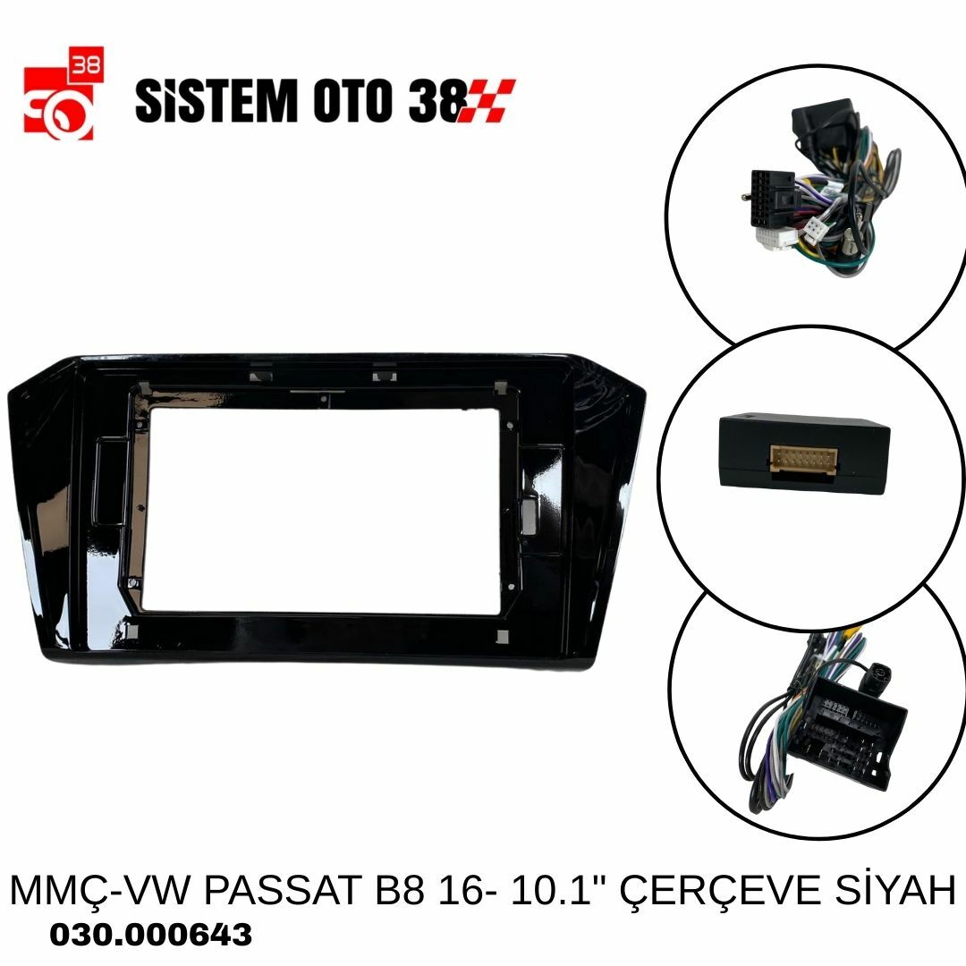 MMÇ-VW PASSAT B8 16- 10.1'' ÇERÇEVE SİYAH | | MULTİMEDYALAR