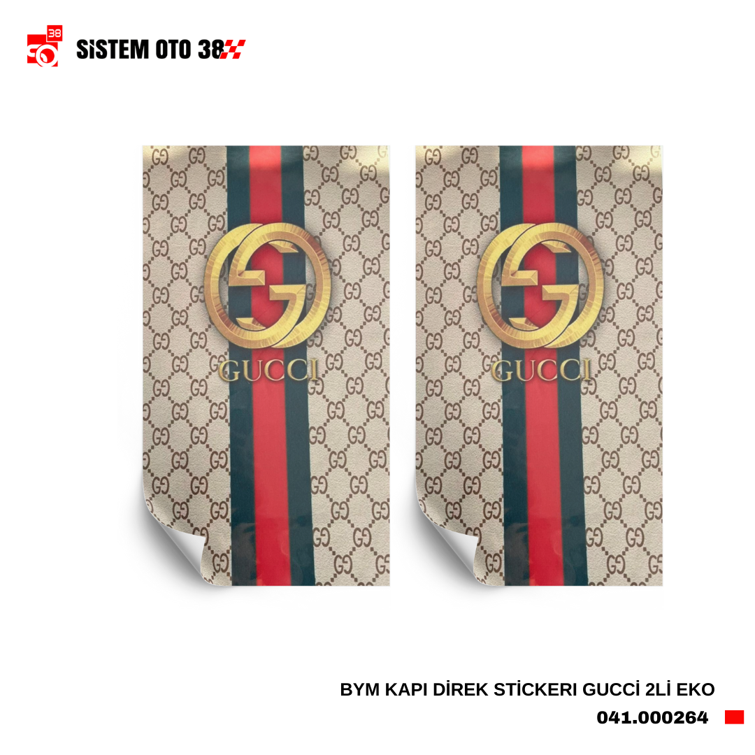 BYM KAPI DİREK STİCKERI GUCCİ 2Lİ EKO | | STİCKER ÇEŞİTLERİ