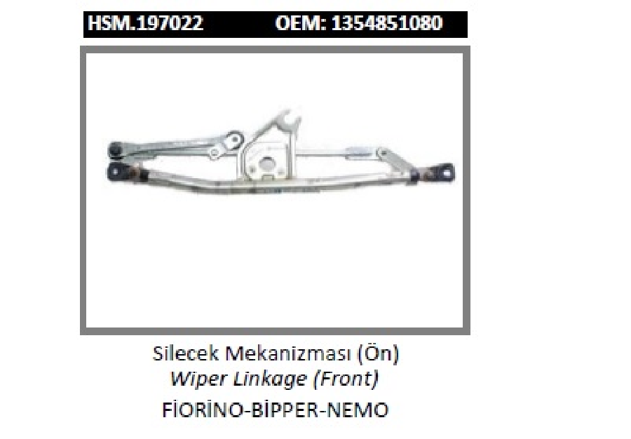 ÖN CAM SİLECEK MEKANİZMASI > FIORINO - BIPPER - NEMO 1354851080
