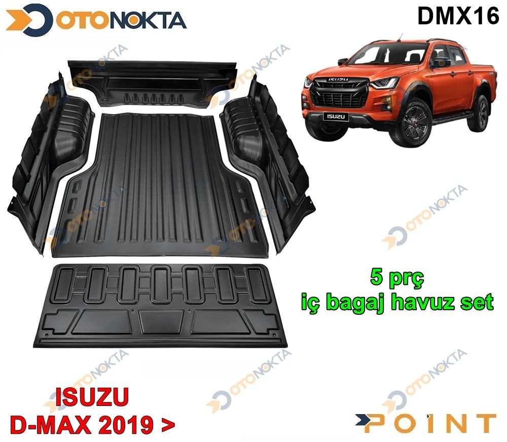 D-MAX 2019> BAGAJ HAVUZU KASA ICI 3 BOYUTLU