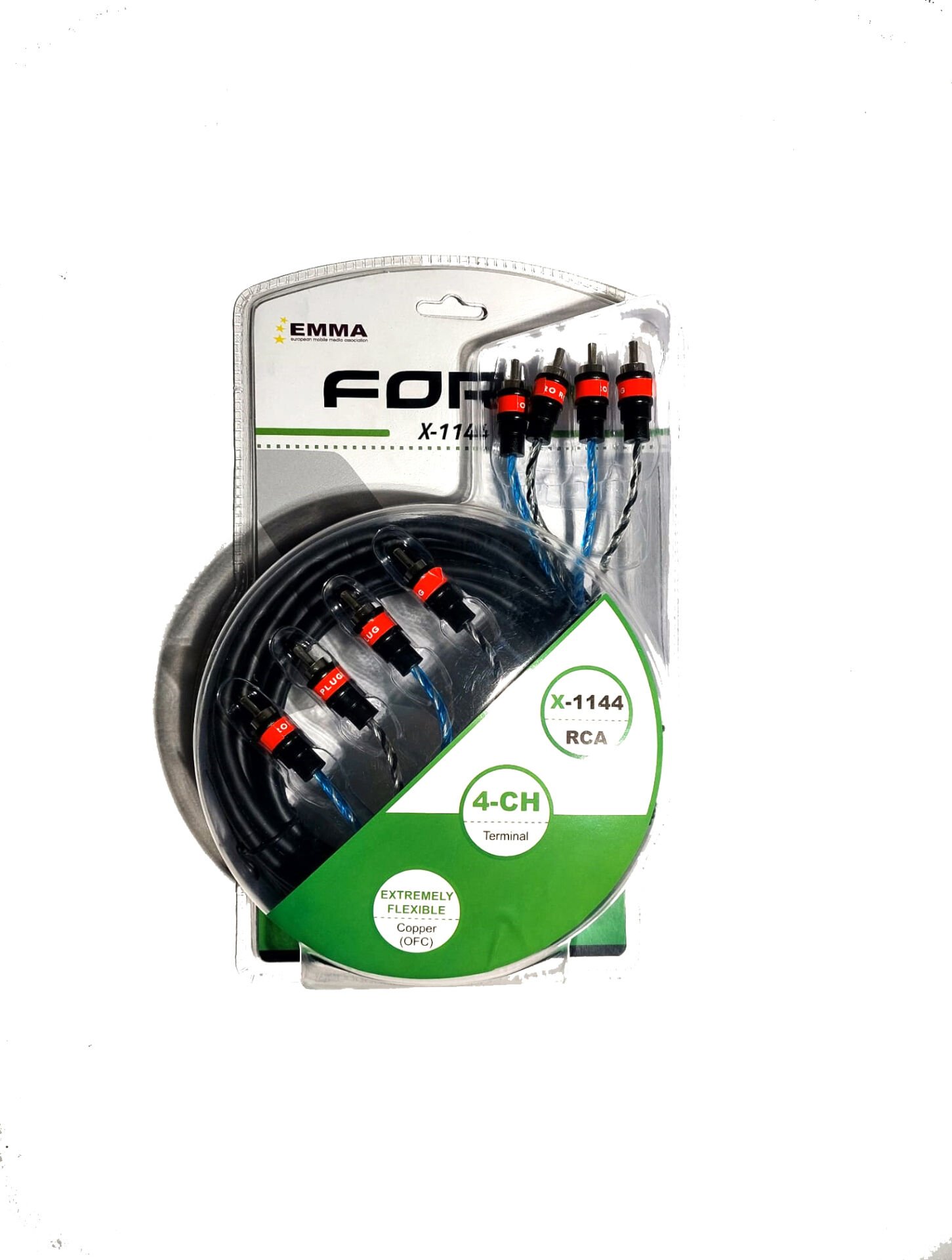 FORX X-1144 RCA KABLO 4 ÇIKIŞLI 5 M YEŞİL | | SES MONTAJ EKİPMANLARI