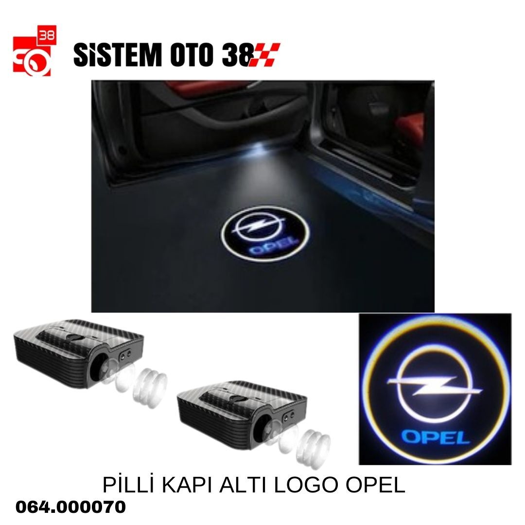 PİLLİ KAPI ALTI LOGO OPEL | | KAPI ALTI IŞIKLI LOGO