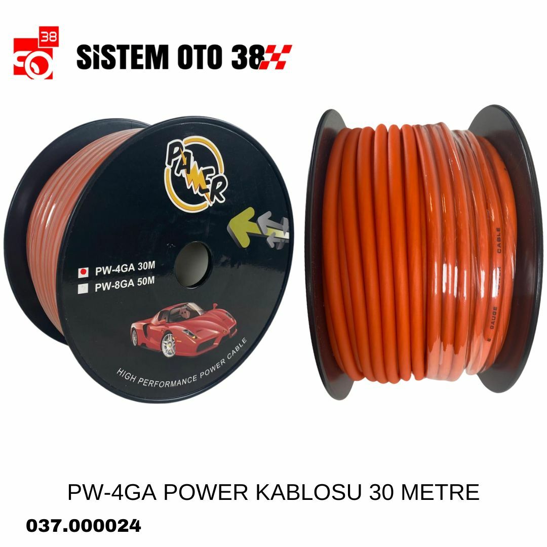 PW-4GA POWER KABLOSU 30 METRE | | SES MONTAJ EKİPMANLARI
