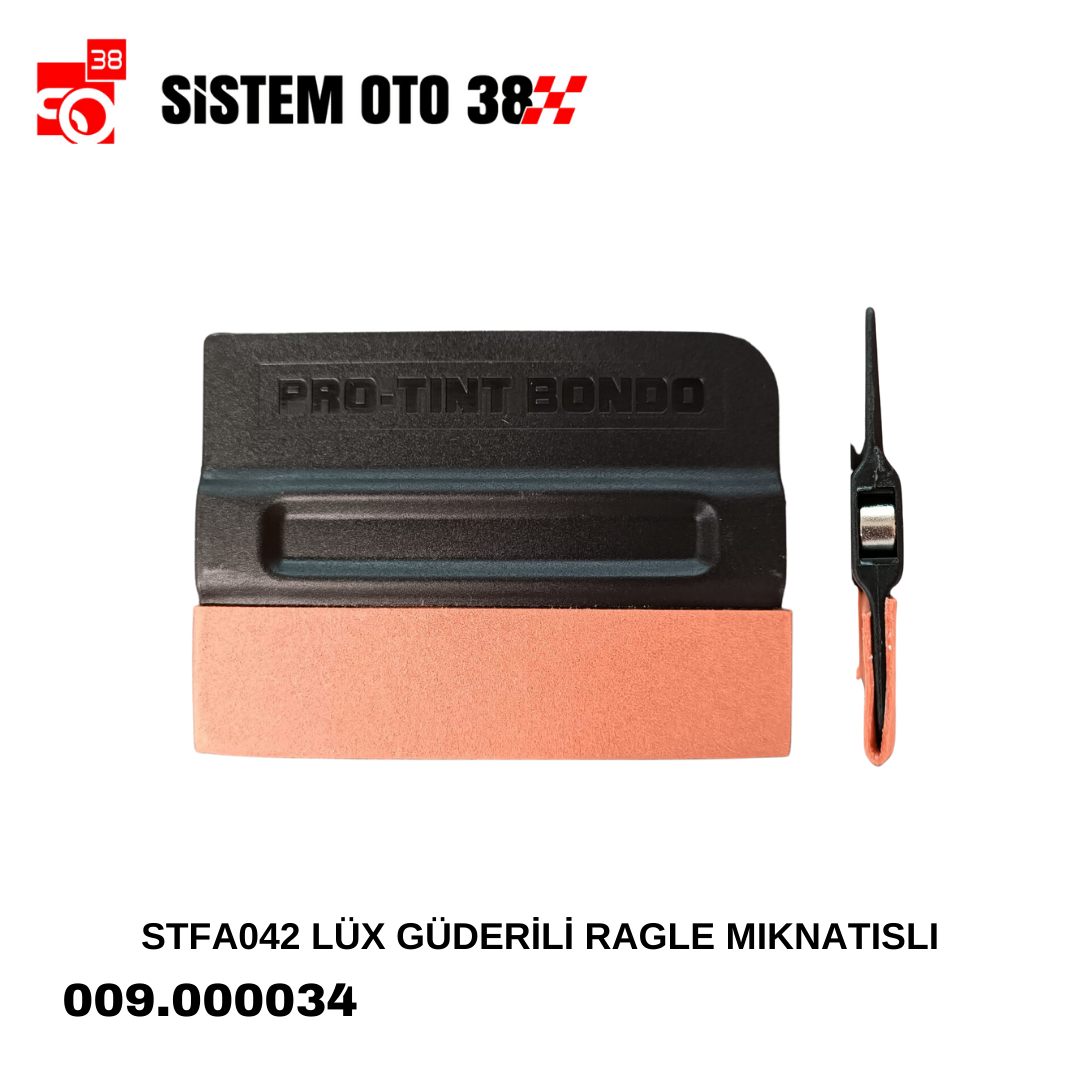 STFA042 LÜX GÜDERİLİ SİYAH RAGLE MIKNATISLI | | CAM FİLMİ UYG.APARATLARI