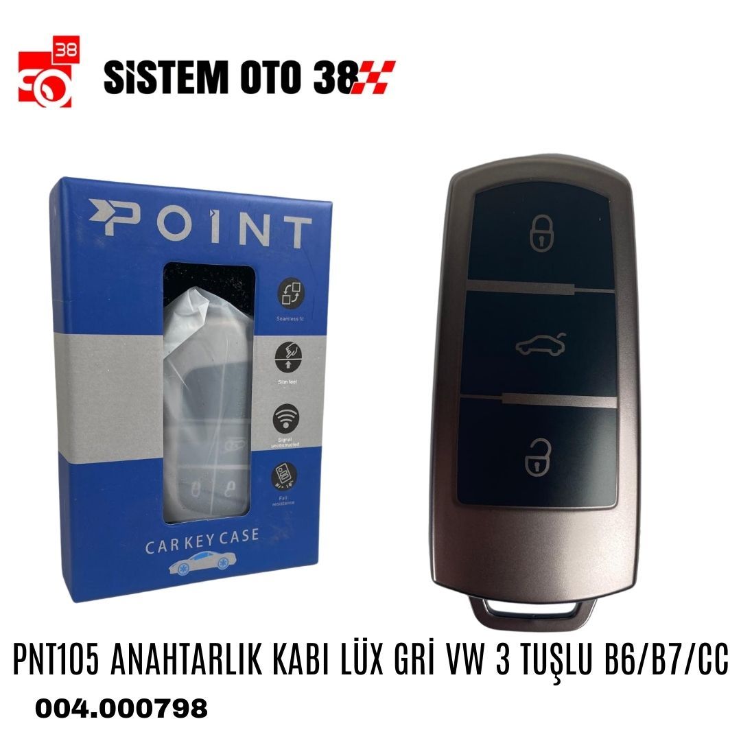 PNT105 ANAHTARLIK KABI LÜX GRİ VW 3 TUŞLU B6/B7/CC | | ARAÇ İÇİ AKSESUARLAR