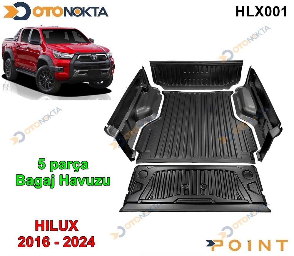 BAGAJ HAVUZU KASA ICI 3D HILUX 2016-2024