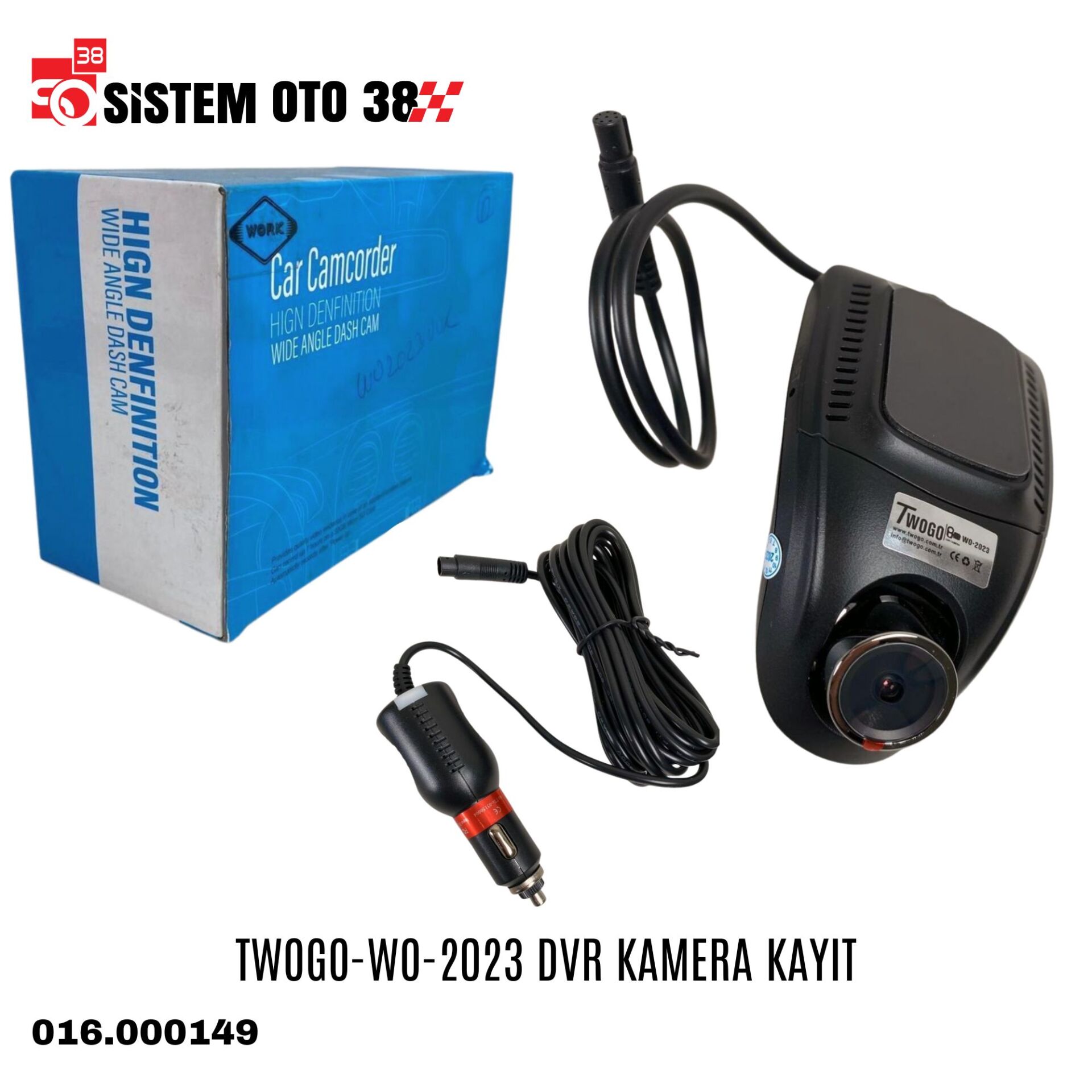 TWOGO-WO-2023 DVR KAMERA KAYIT | | GÜVENLİK GRUBU