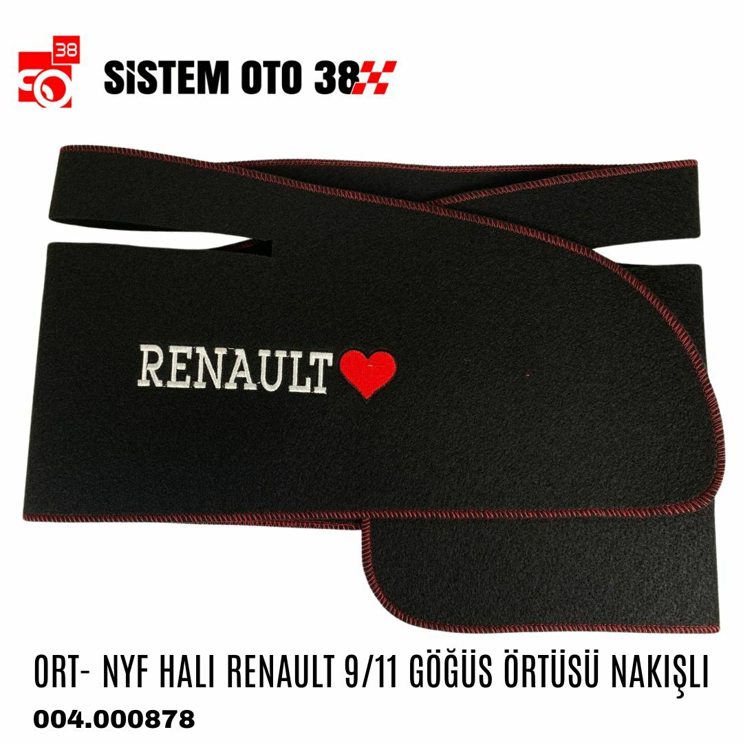 ORT- NYF HALI RENAULT 9/11 GÖĞÜS ÖRTÜSÜ NAKIŞLI | | ARAÇ İÇİ AKSESUARLAR