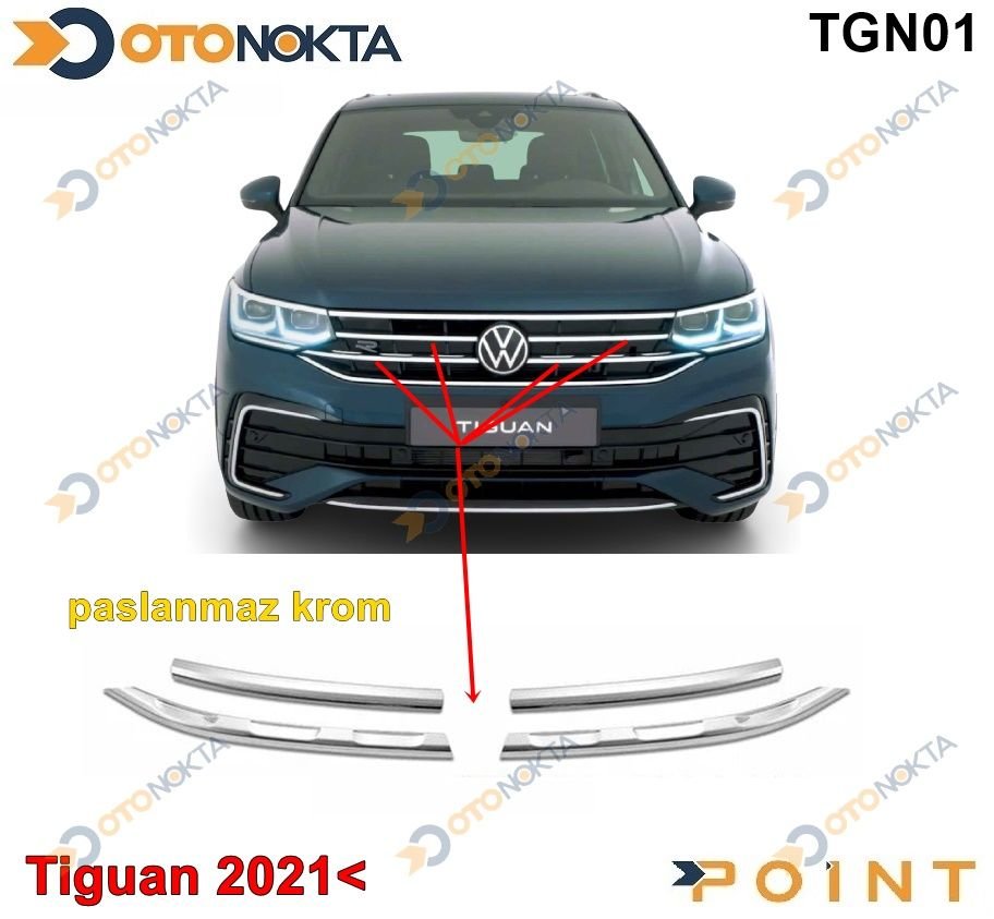 VW TIGUAN 2021> ON PANJUR 4 PRC KROM SET