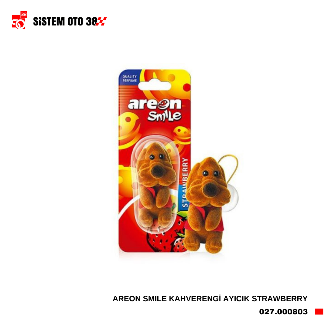 AREON SMILE KAHVERENGİ AYICIK STRAWBERRY | | KOZMETİK GRUBU