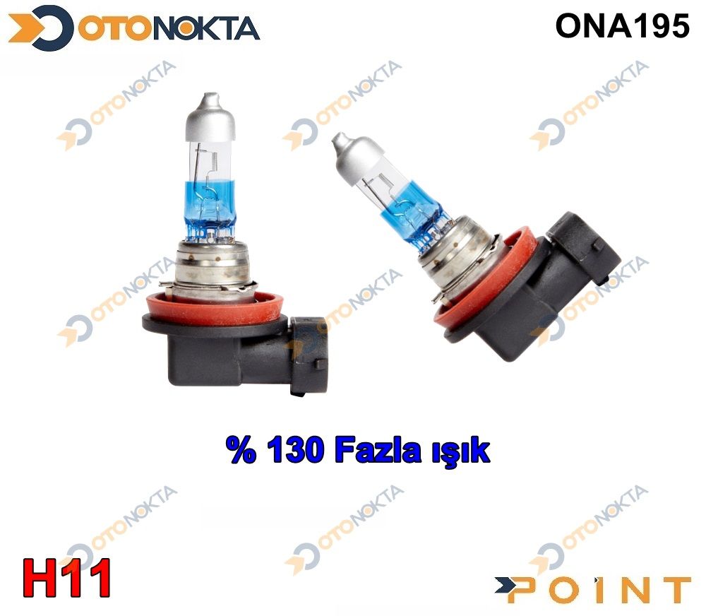 FAR AMPUL % 130 FAZLA ISIK 12V H11 SNT