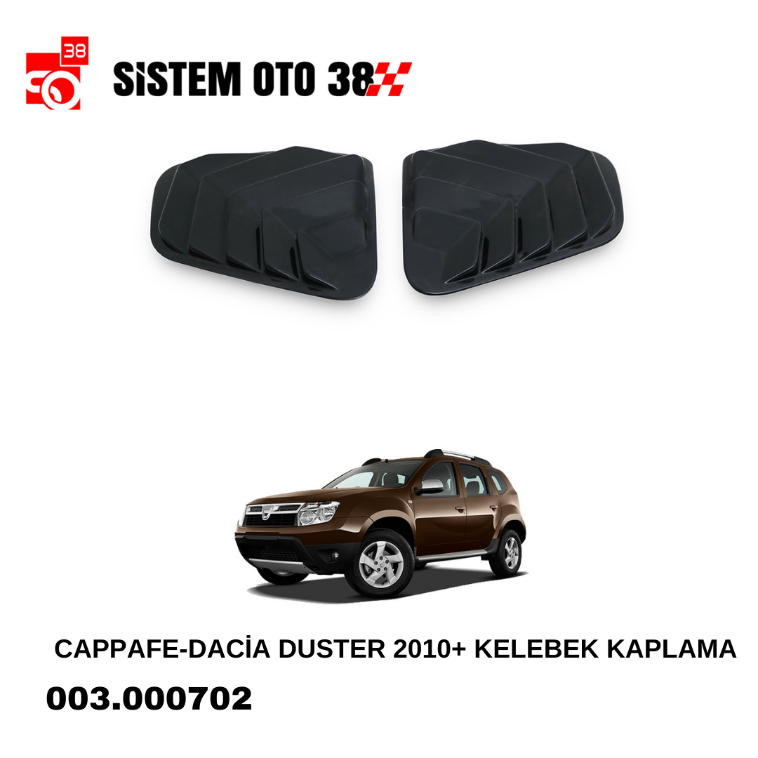 CAPPAFE-DACİA DUSTER 2010+ KELEBEK KAPLAMA | | ARAÇ DIŞI AKSESUARLAR