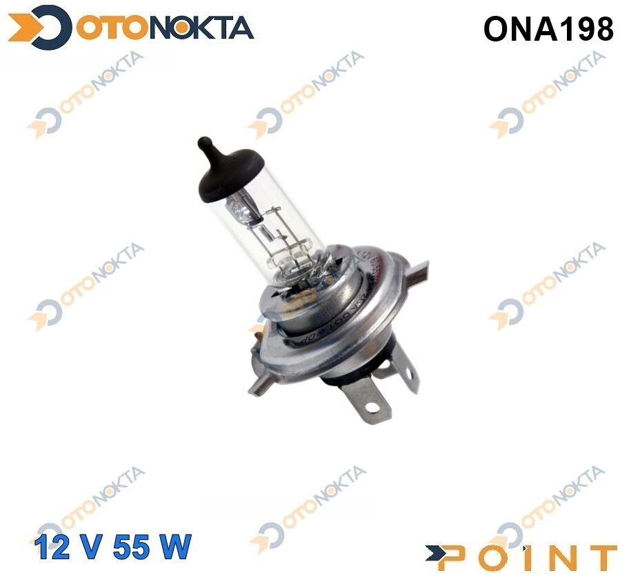 FAR AMPUL NORMAL 12V 55W P43T TIRNAKLI H4