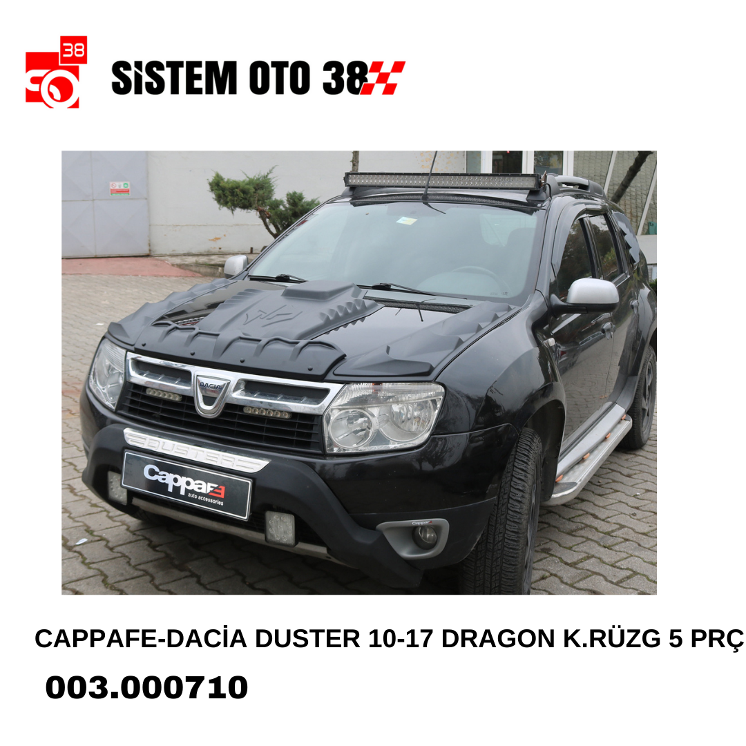 CAPPAFE-DACİA DUSTER 10-17 DRAGON K.RÜZG 3 PRÇ | | ARAÇ DIŞI AKSESUARLAR