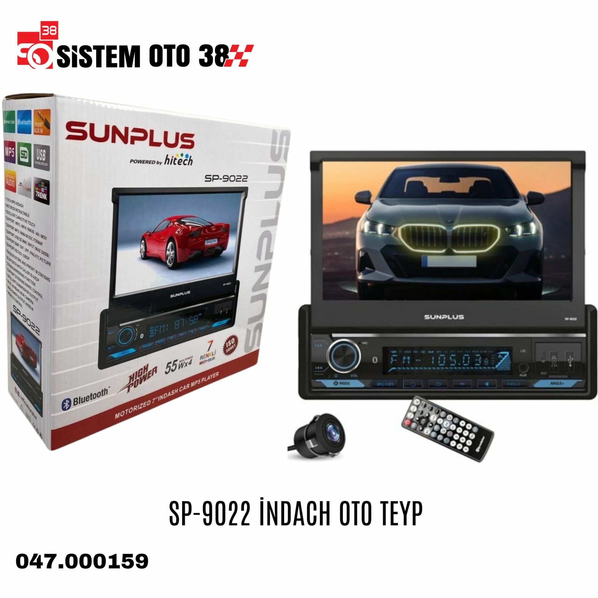 SP-9022 İNDACH OTO TEYP | | TEYPLER