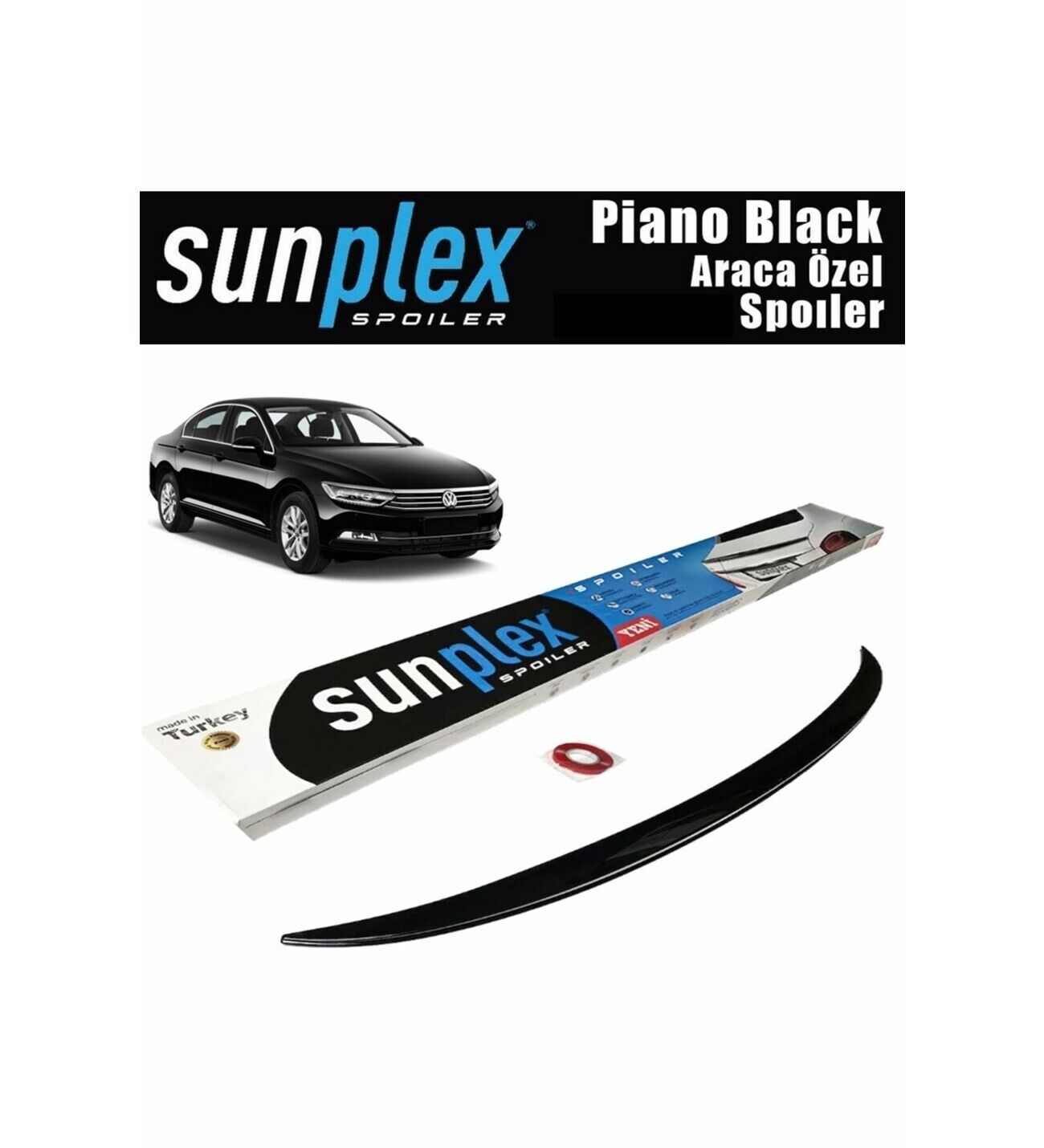 SPO-VW PASSAT B6 B7 B8 SPOİLER PİANO BLACK (ENJEKS | | SPOİLER GRUBU