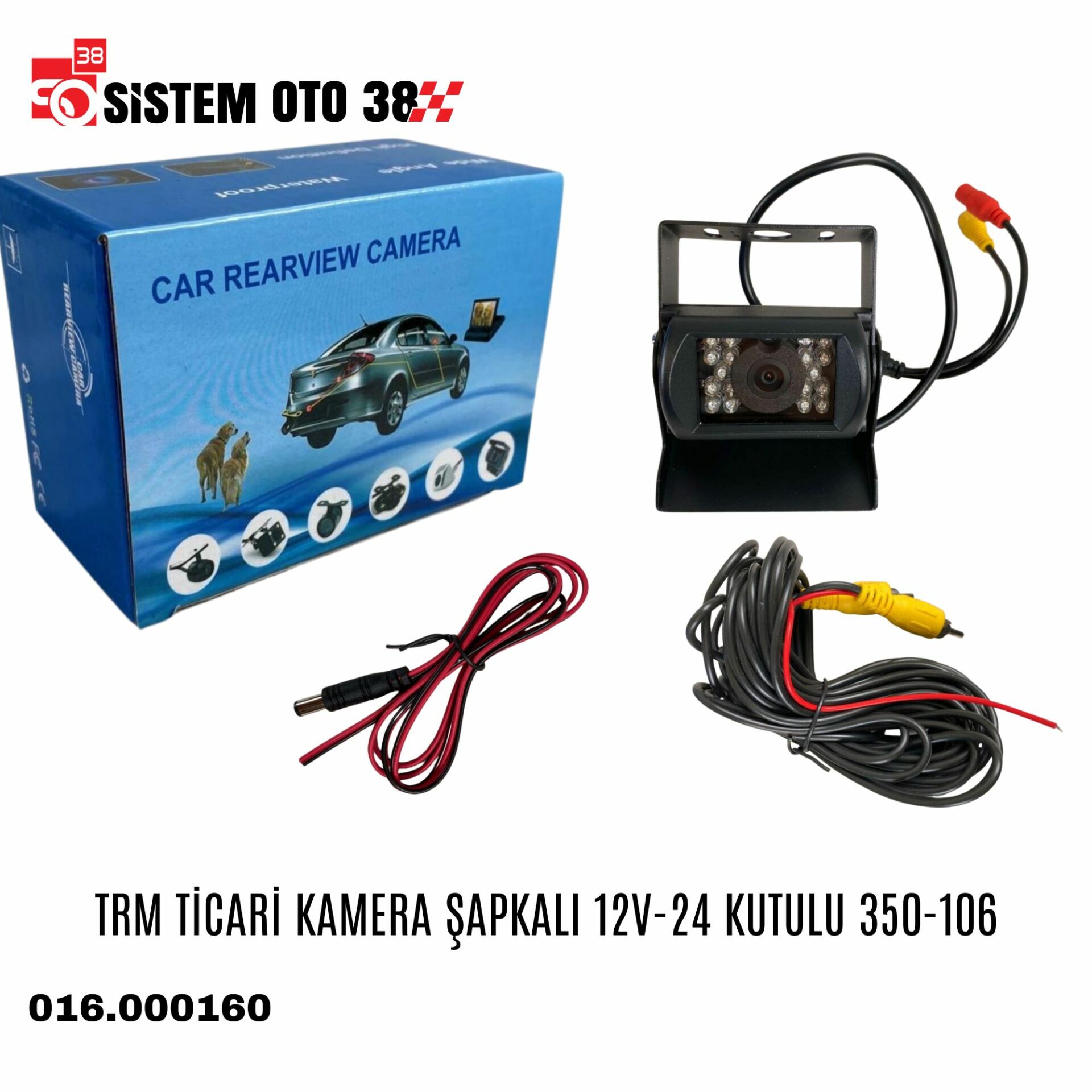 TRM TİCARİ KAMERA ŞAPKALI 12V-24 KUTULU 350-106 | | GÜVENLİK GRUBU