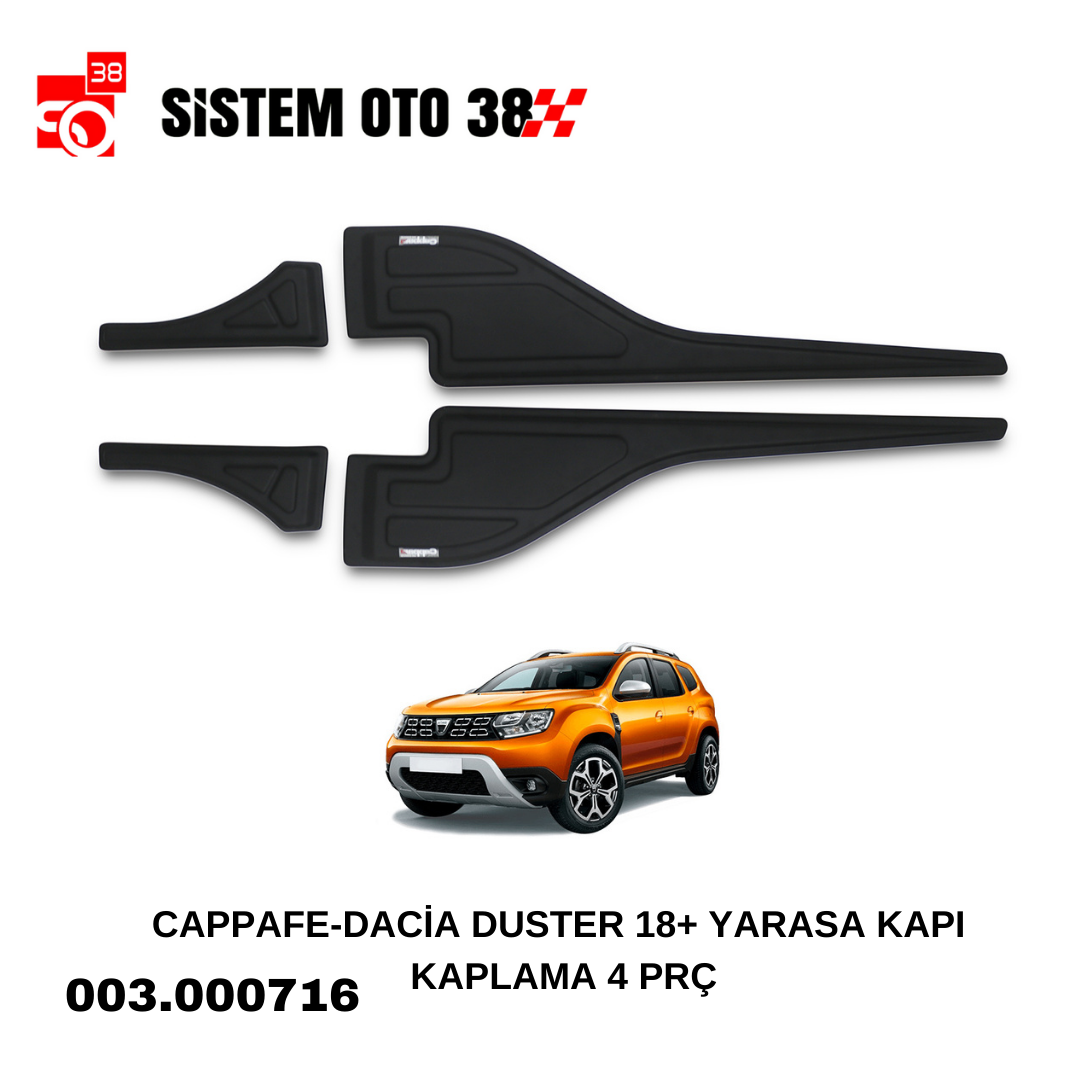 CAPPAFE-DACİA DUSTER 18+ YARASA KAPI KAPLAMA 4 PRÇ | | ARAÇ DIŞI AKSESUARLAR