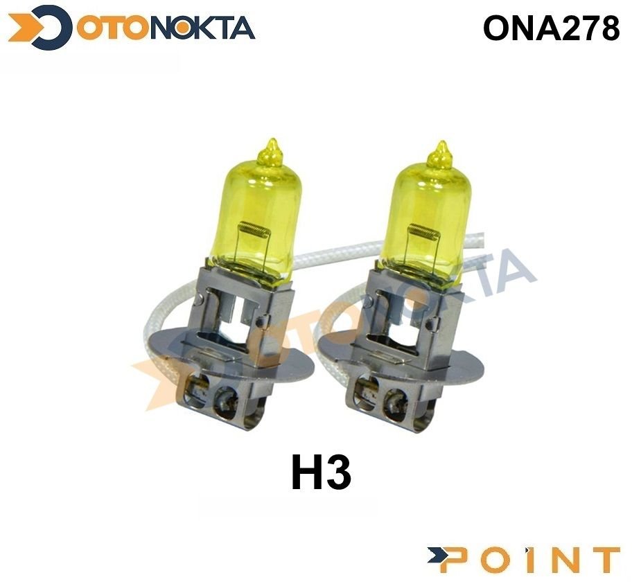 FAR AMPULU HALOJEN LIMON SARI H3 12V SNT