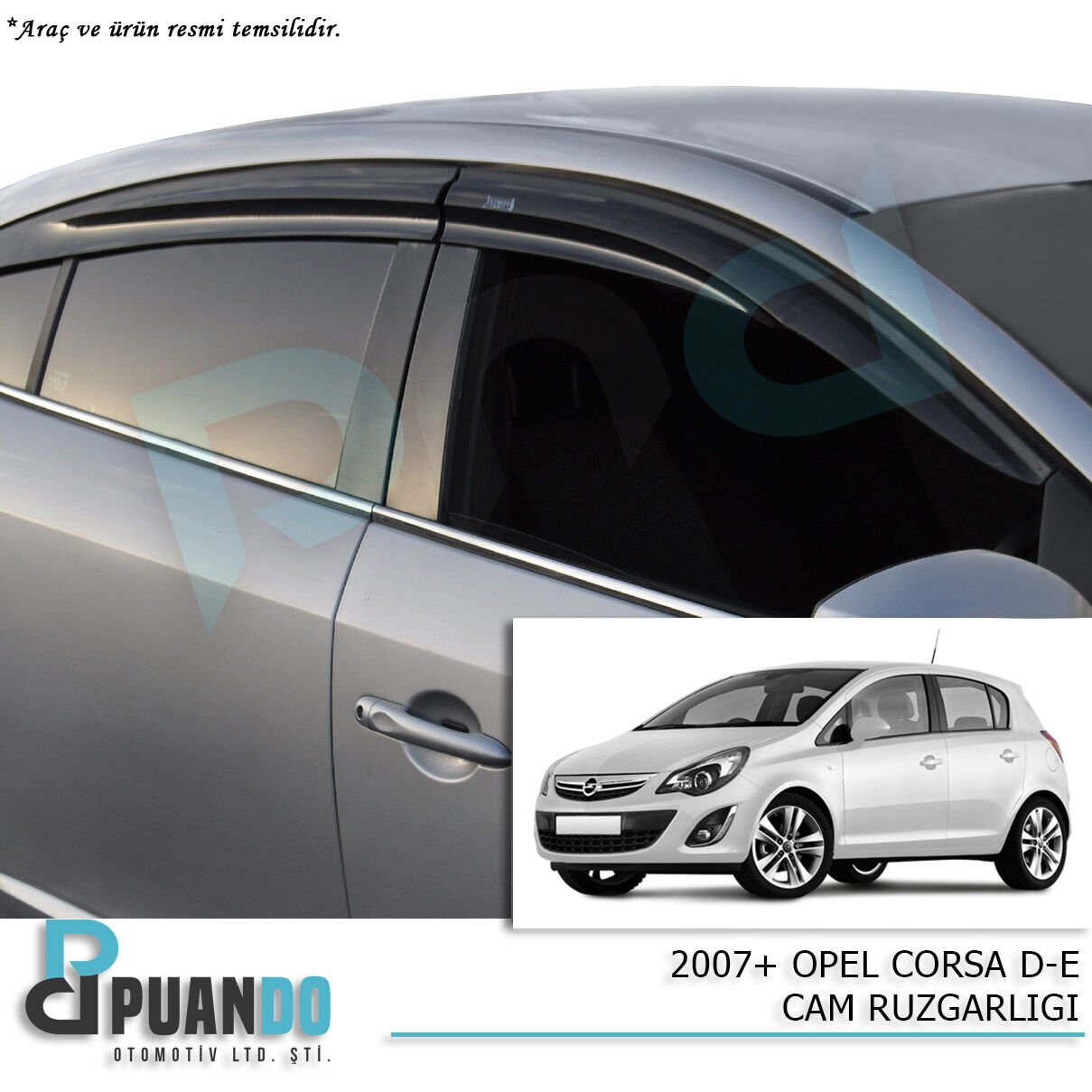 2007+ OPEL CORSA D-E CAM RUZGARLIGI