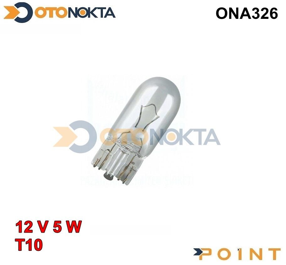 PARK AMPULU DIPSIZ T10 5W 12V SEFFAF SNT(100LU)