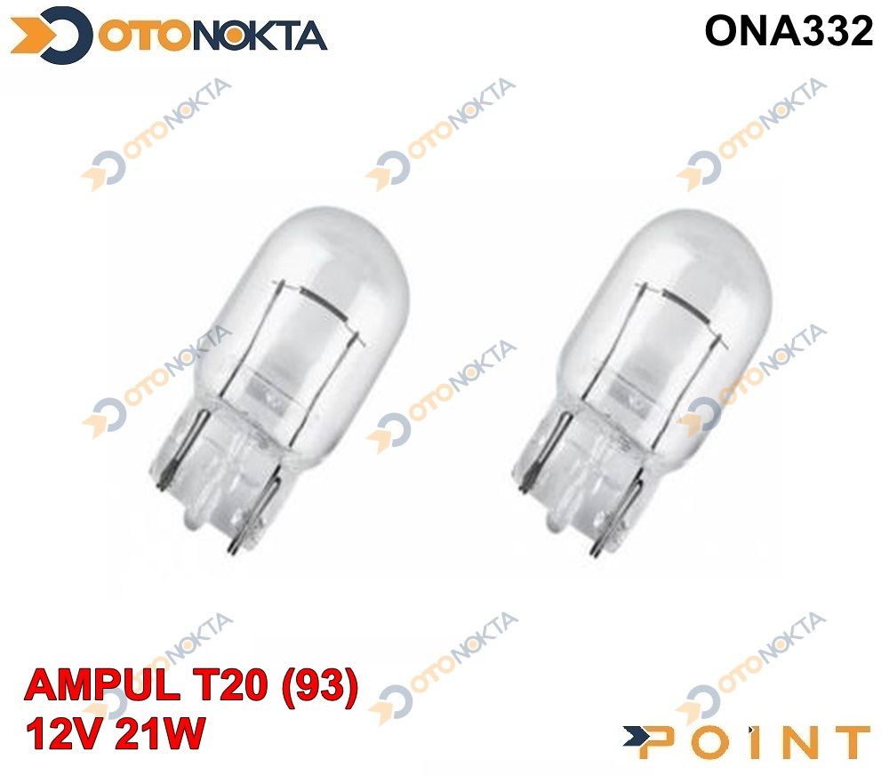 AMPUL T20 (93) 12V 21W DIPSIZ 2212