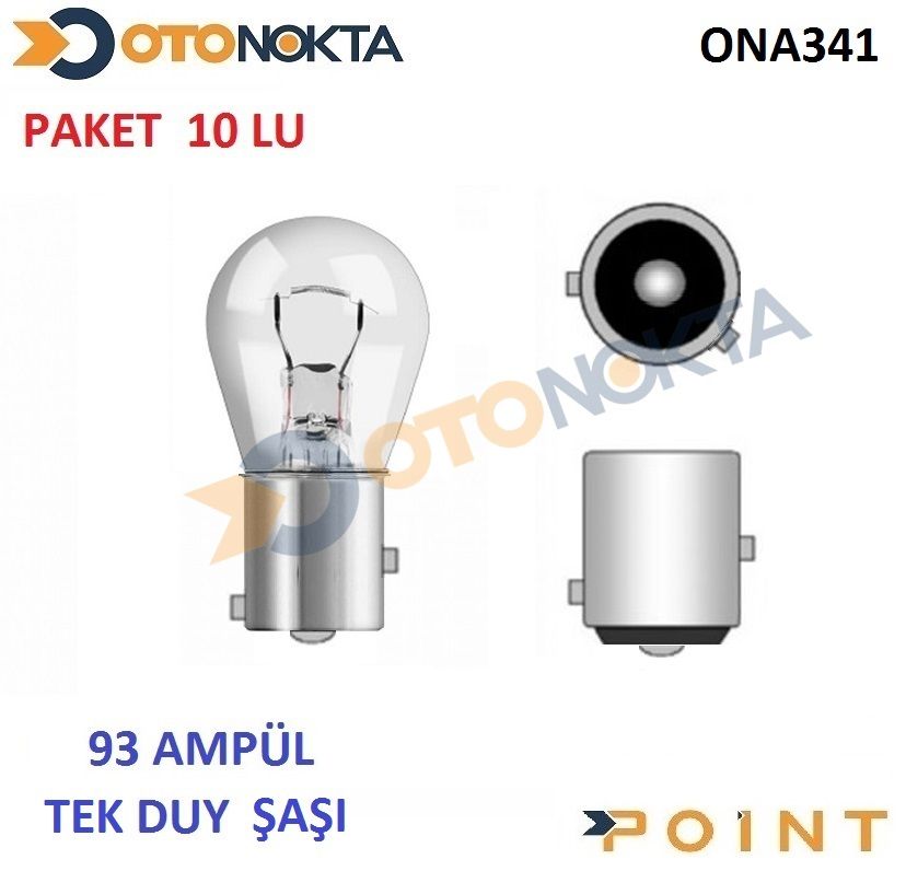 AMPUL 93 YAKIN TIRNAK 12V 21W 2200