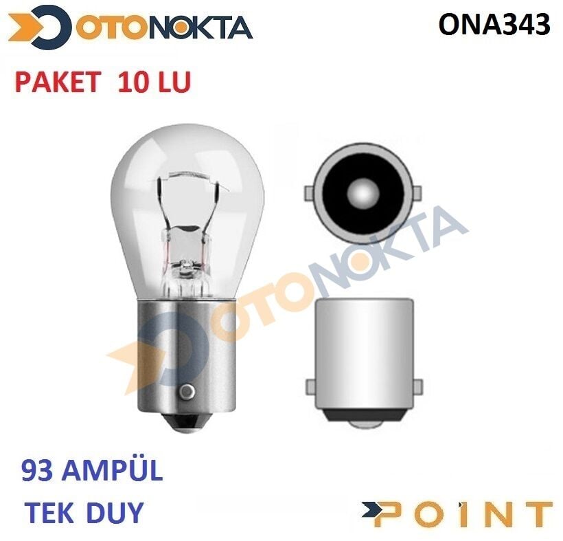 AMPUL 93 TEK DUY 12V 21W 2202