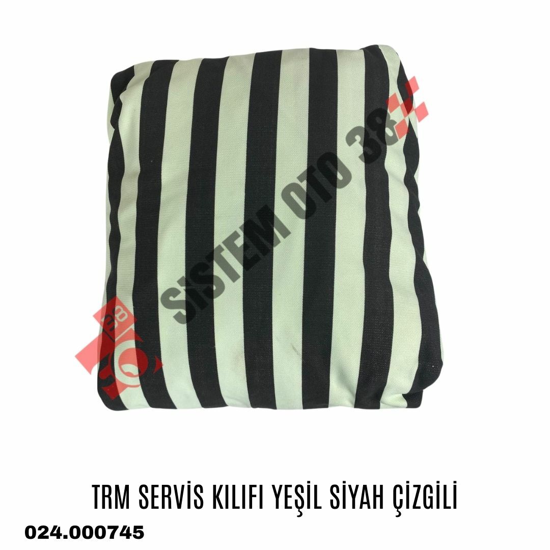 TRM SERVİS KILIFI YEŞİL SİYAH ÇİZGİLİ | | KOLTUK KILIF VE MİNDER