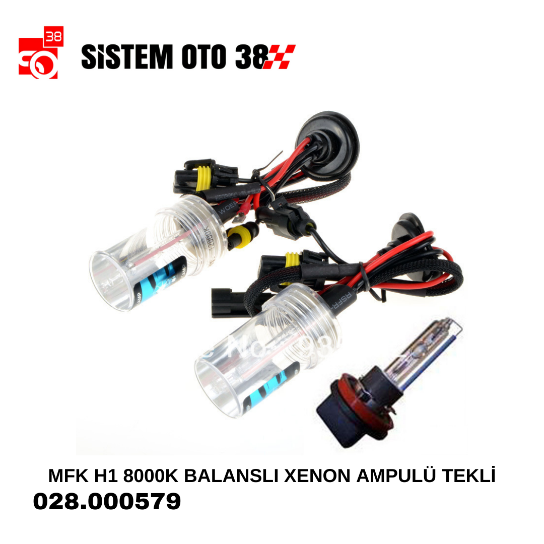MFK H1 8000K BALANSLI XENON AMPULÜ TEKLİ | | LED AYDINLATMA GRUBU