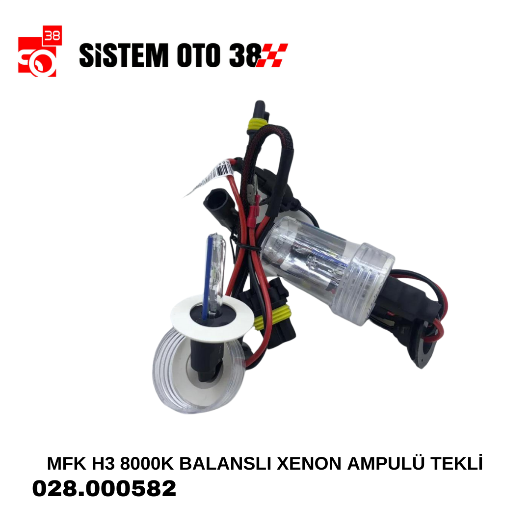MFK H3 8000K BALANSLI XENON AMPULÜ TEKLİ | | LED AYDINLATMA GRUBU