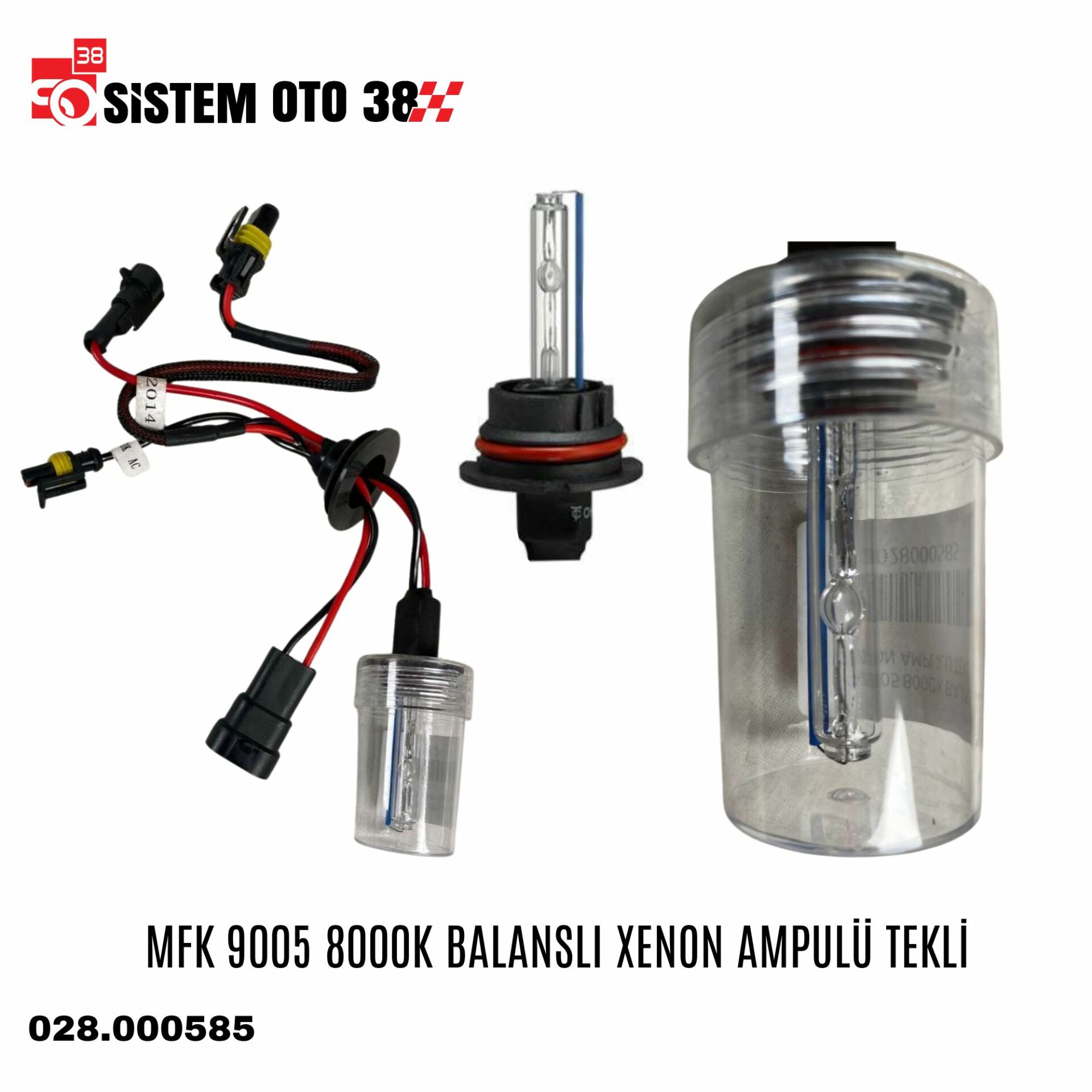 MFK 9005 8000K BALANSLI XENON AMPULÜ TEKLİ | | LED AYDINLATMA GRUBU
