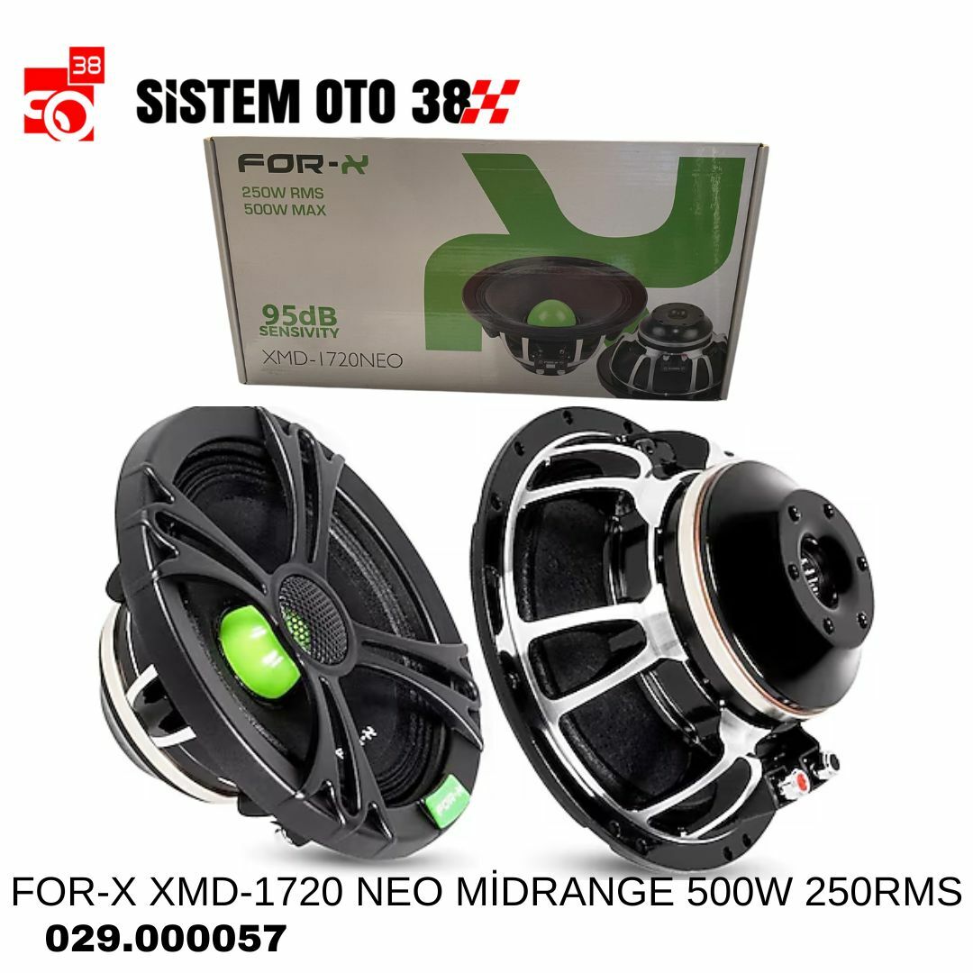 FOR-X XMD-1720 NEO MİDRANGE 500W 250RMS | | MİDRANGELER