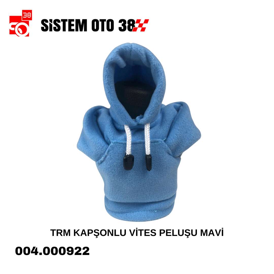 TRM KAPŞONLU VİTES PELUŞU MAVİ | | ARAÇ İÇİ AKSESUARLAR