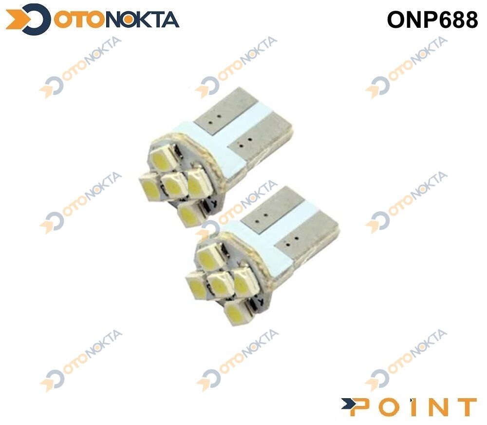 PARK AMPULU EKONOMIK 5 LED MAVI T10-05 POINT