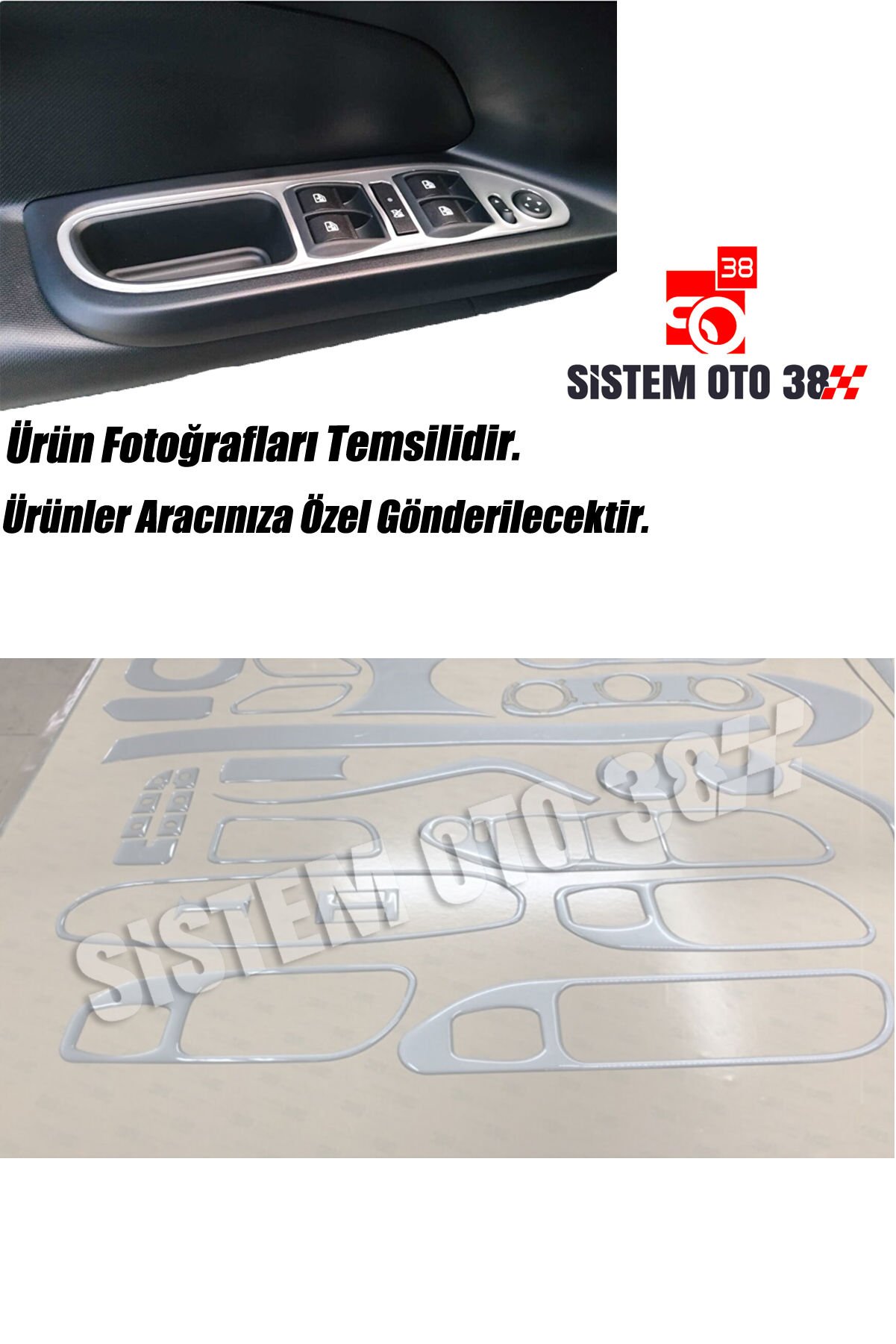 TOYOTA COROLLA 97-02 14 PARÇA GRİ KAPLAMA | | ARAÇ İÇİ KAPLAMALAR