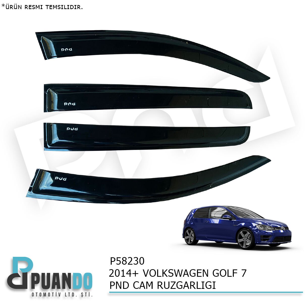 2014+ VOLKSWAGEN GOLF 7 PND CAM RUZGARLIGI