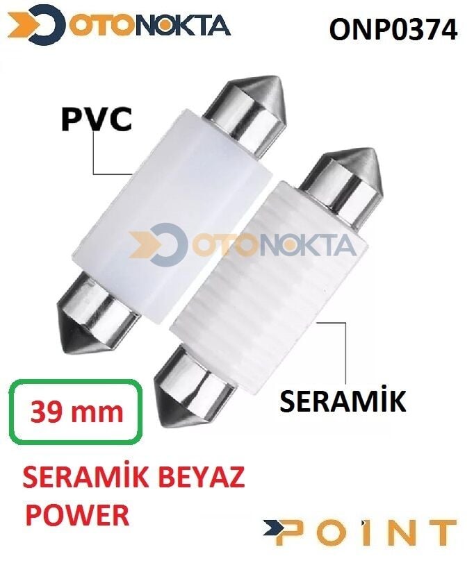 SOFIT AMPUL 12V SERAMIK 39MM CANBUS BEYAZ POINT