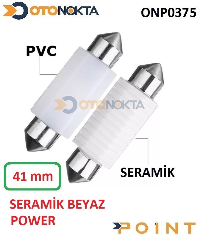 SOFIT AMPUL 12V SERAMIK 41MM CANBUS BEYAZ POINT