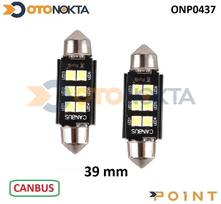 SOFIT AMPUL 6 LED 39MM CANBUS BEYAZ POINT