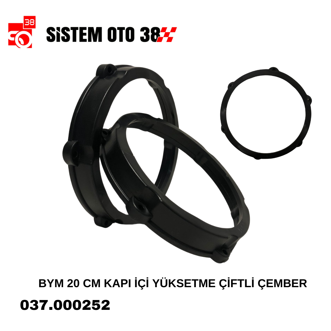 BYM 20 CM KAPI İÇİ YÜKSELTME ÇİFTLİ ÇEMBER | | SES MONTAJ EKİPMANLARI