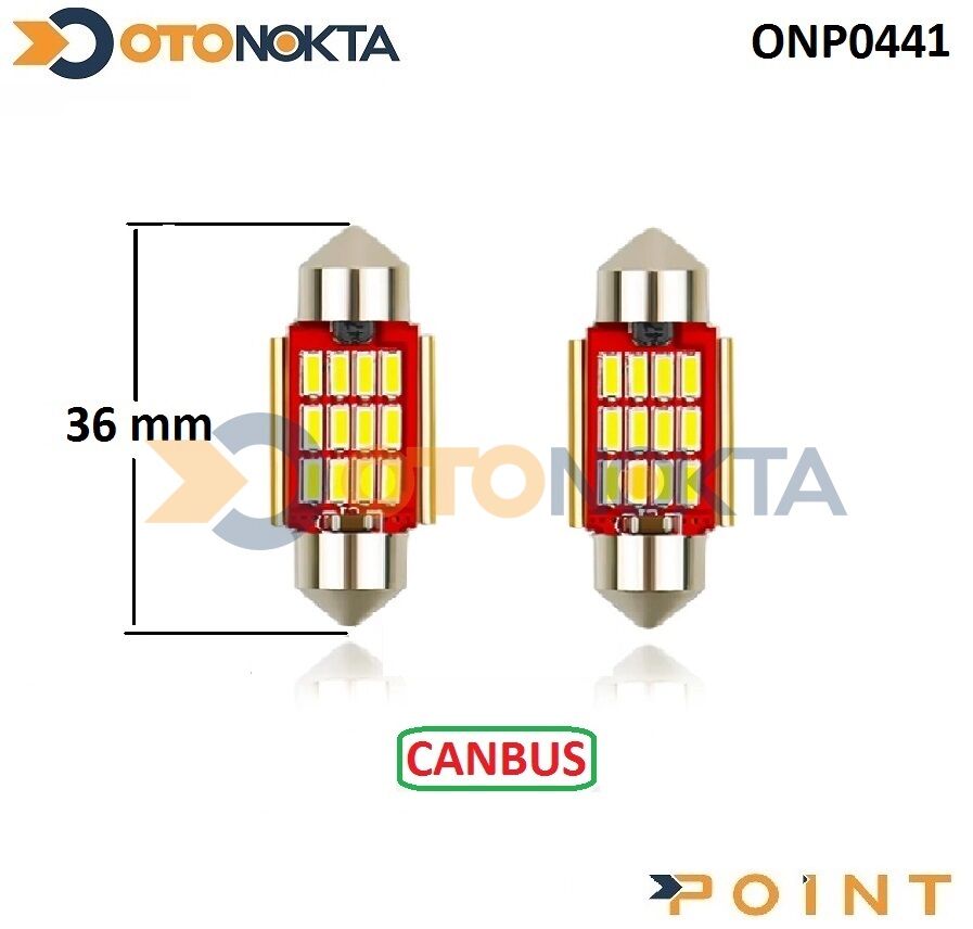 SOFIT AMPUL 12 LED 36MM BEYAZ POINT